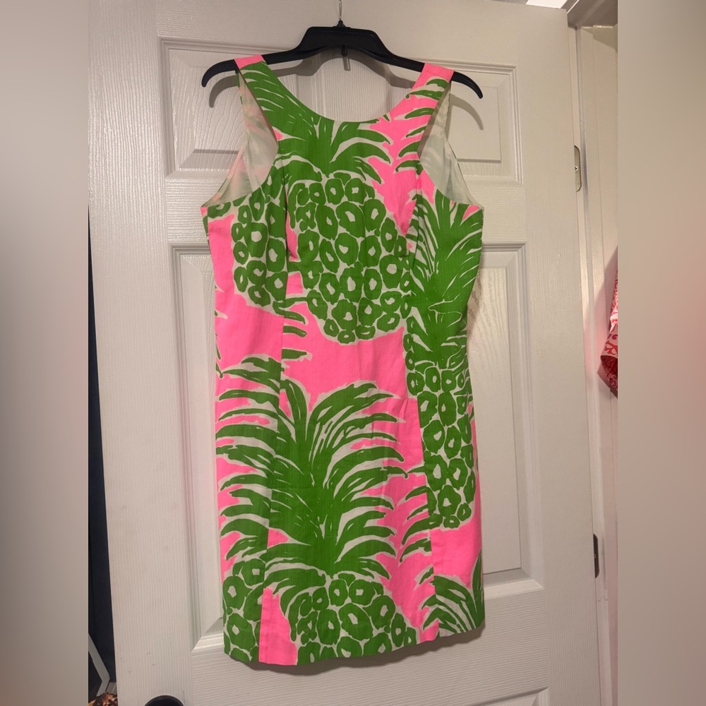 Lilly Pulitzer Vibrant Pink and Green Dress